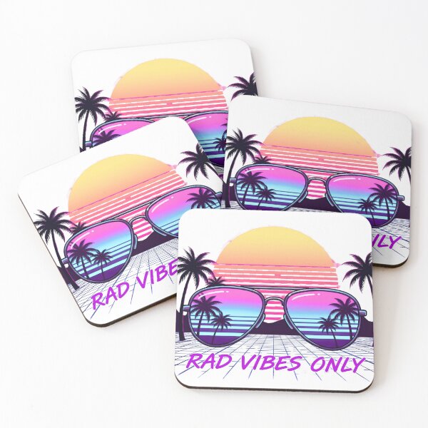 Item preview, Rad Vibes Only | Retro 80s Sunglasses Synthwave designed and sold by scarben.