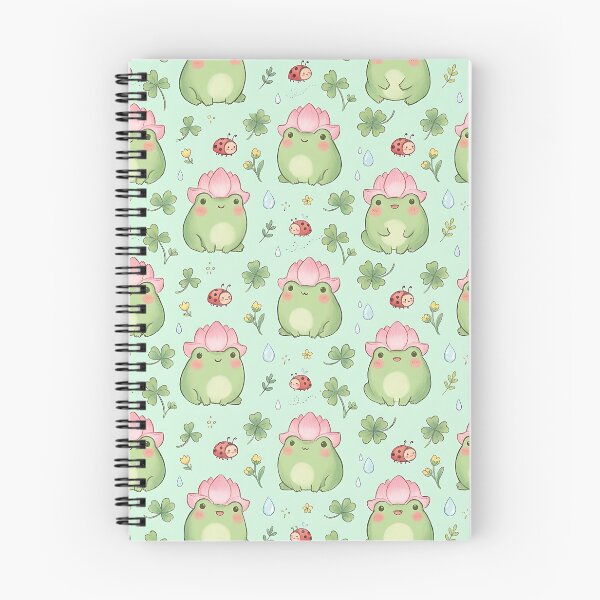 Item preview, Seamless Cute Frogs With Flower Hats designed and sold by wallpapersarts.