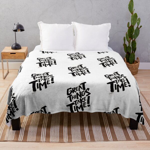 Item preview, Great Things Take Time – Inspirational Motivational T-Shirt designed and sold by mshetty-fashion.