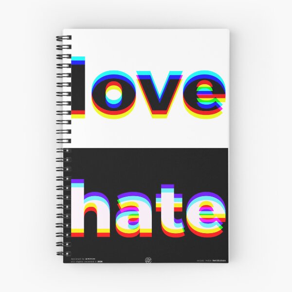 Item preview, Love / Hate Glitch designed and sold by ArtFritz.