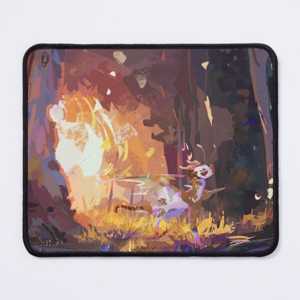 Item preview, Sunlit Autumn Forest Fantasy Impressionist Art designed and sold by jennellvidrin.