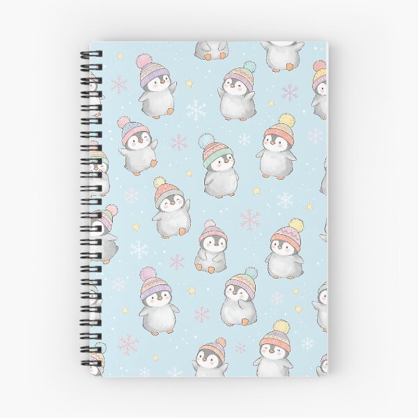 Item preview, Seamless Cute Baby Penguins Winter Pattern designed and sold by wallpapersarts.