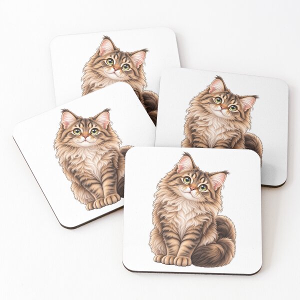 Item preview, Brown Tabby Siberian Cat designed and sold by Va Comprendre.