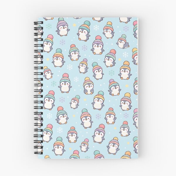 Item preview, Seamless Cute Baby Penguins Winter Pattern designed and sold by wallpapersarts.