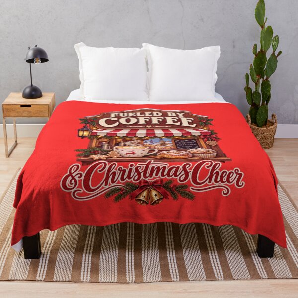 Item preview, Fueled By Coffee And Christmas Cheer. designed and sold by LuveraxArt.