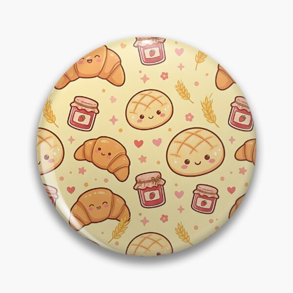 Item preview, Seamless Kawaii Bakery Pastries Cute Pattern designed and sold by wallpapersarts.
