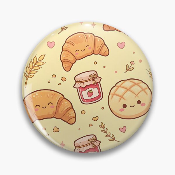 Item preview, Seamless Kawaii Bakery Pastries Cute Pattern designed and sold by wallpapersarts.