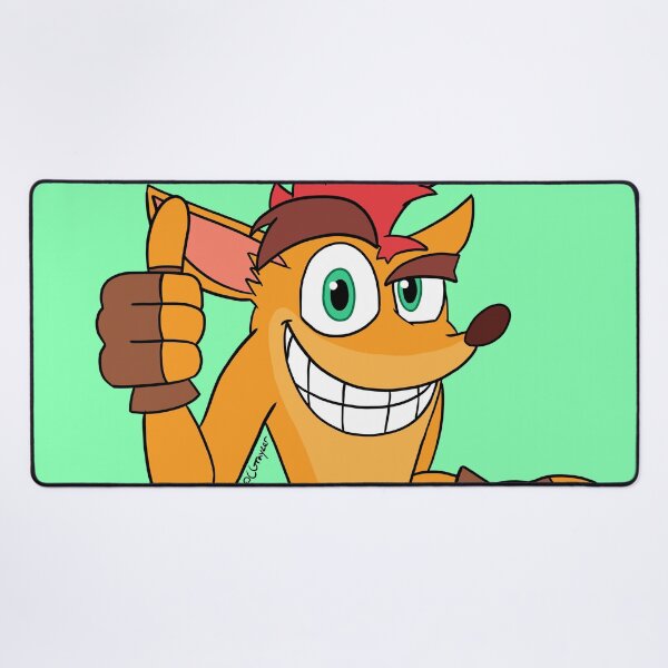 Item preview, Crash's Thumbs Up! [Flat] [No background] designed and sold by CGrayzer-Art.