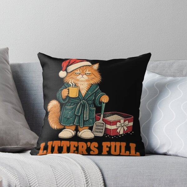 Item preview, Litter’s Full Cat Parody Funny Cat Christmas designed and sold by Kladhadredo.