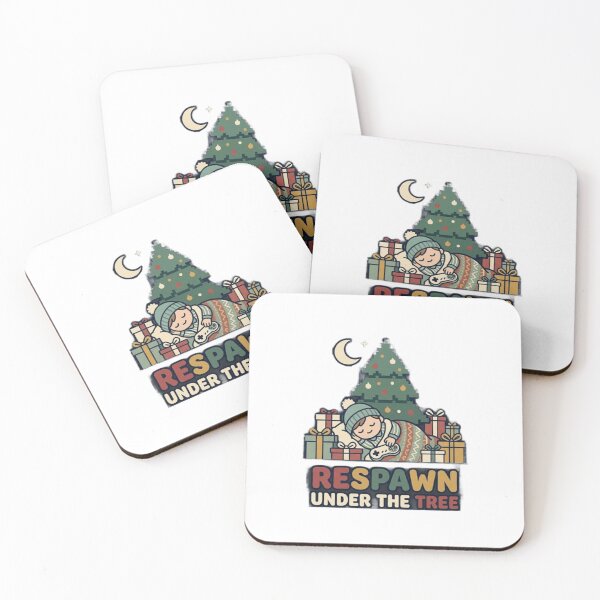 Item preview,  a boy sleeping under the Christmas tree, waiting for his gifts designed and sold by samuzai.