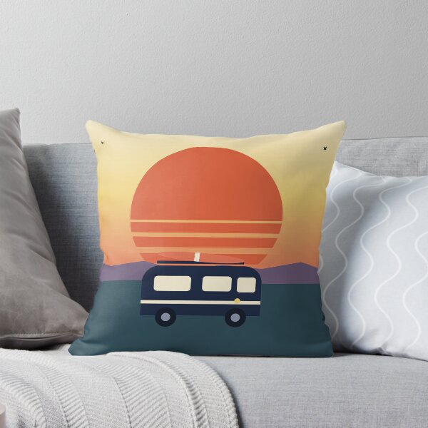 Item preview, Retro Camper Van Sunset designed and sold by SLATTS BRANDS MEDIA.