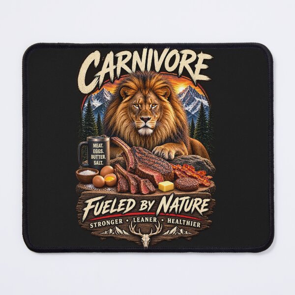 Item preview, LION CARNIVORE FUELED BY NATURE designed and sold by CarnivoreGifts.