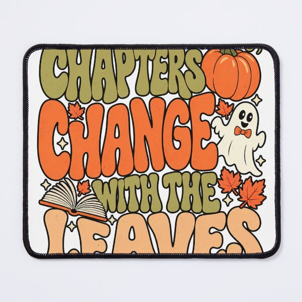Item preview, chapters chai changing leaves cozy autumn reading designed and sold by kofundesigns.