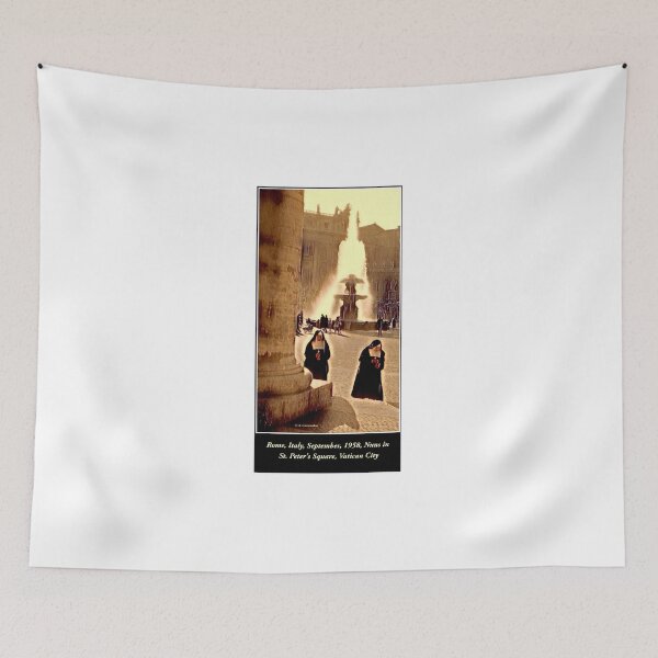 Item preview, Rome, Italy, September 6, 1958, Nuns in St. Peter's Square, Vatican City designed and sold by AMacGPhilly.