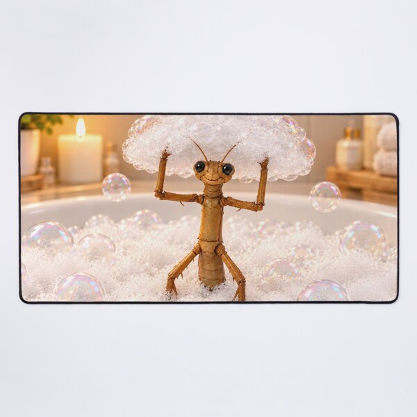Item preview, Playful Stick Insect Bubble Bath designed and sold by Sillytoe.