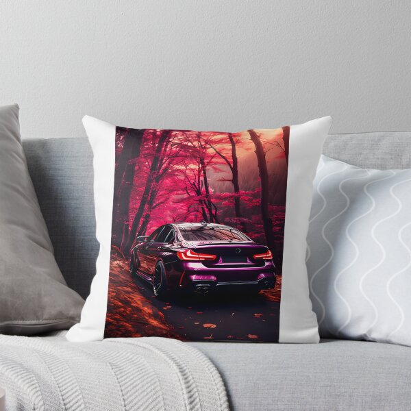 Item preview, Vibrant Autumn Landscape Featuring a Sleek Sports Sedan in Motion designed and sold by Urban uga ⭐⭐⭐⭐⭐.