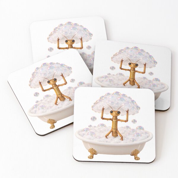 Item preview, Bubbly Stick Insect Bathtub designed and sold by Sillytoe.