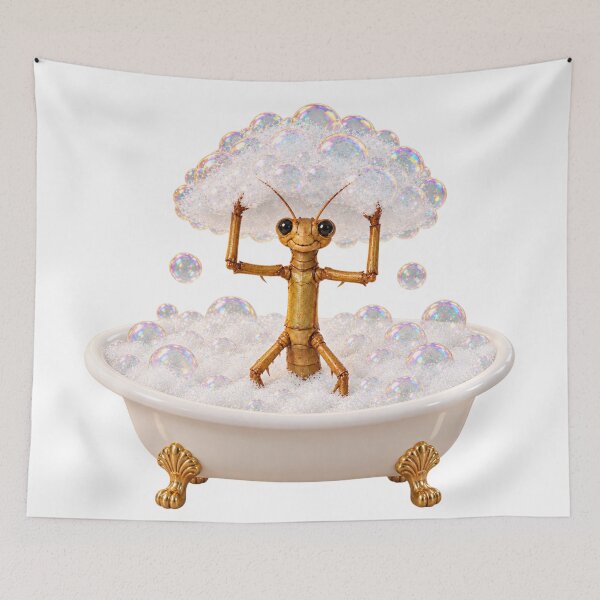 Item preview, Bubbly Stick Insect Bathtub designed and sold by Sillytoe.