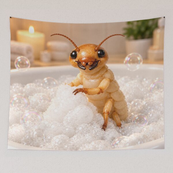 Item preview, Cheerful Termite Bubble Bath designed and sold by Sillytoe.