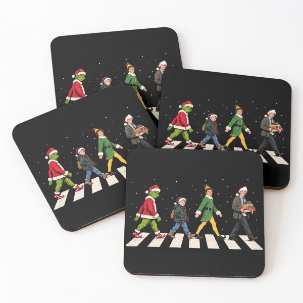 Item preview, Funny Christmas Movie Characters Crossing the Road designed and sold by DeviantMerch.