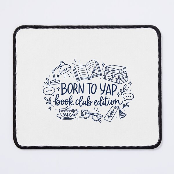 Item preview, Born to Yap Book Club Edition Reading Doodles designed and sold by AMICO77.