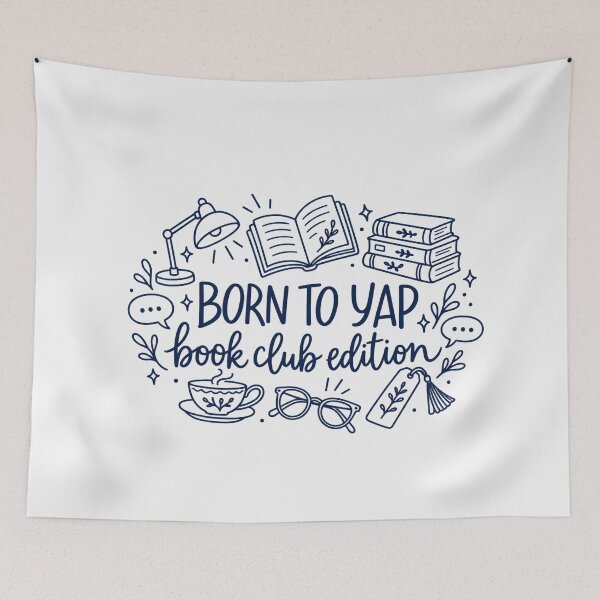 Item preview, Born to Yap Book Club Edition Reading Doodles designed and sold by AMICO77.