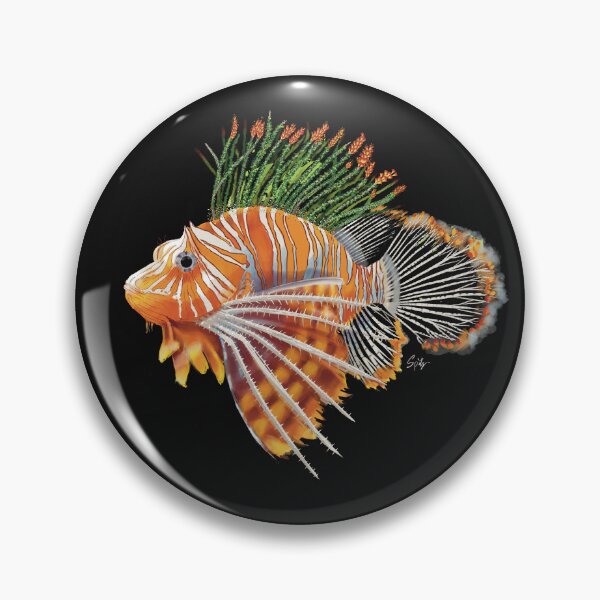 Item preview, Lion Fish/Ocotillo, no background designed and sold by lspitz219.