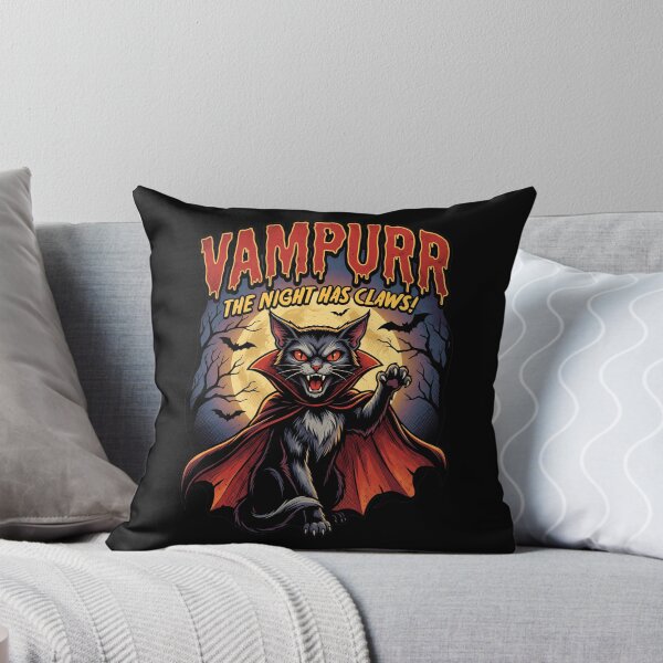 Item preview, Spooky Vampurr Halloween Vampire Cat Dracula Cape designed and sold by k3rstman1.