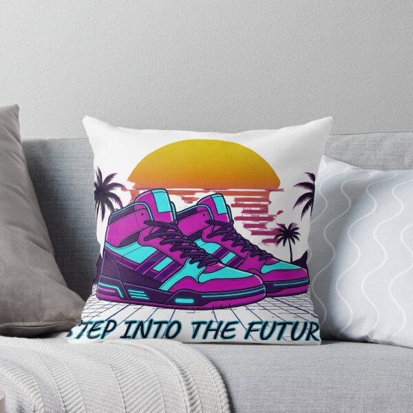 Item preview, Step Into The Future | Retro 80s Sneakers Synthwave designed and sold by medo-shop7.