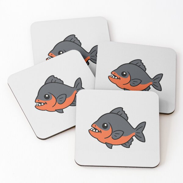 Item preview, Cute Cartoon Piranha designed and sold by WildlifeDoodle.