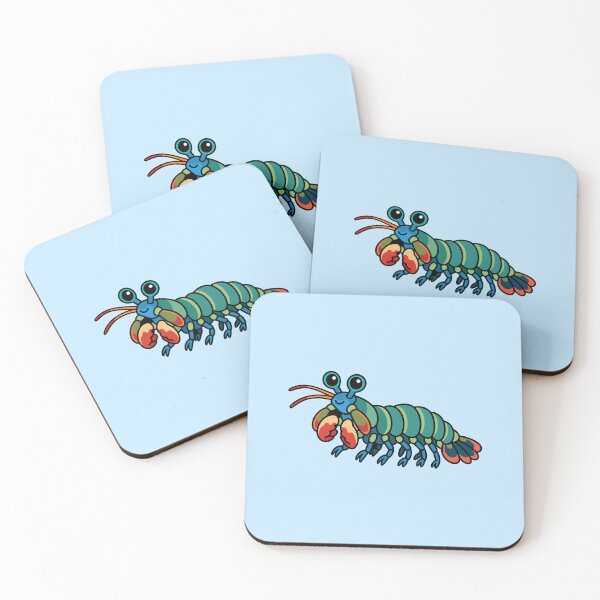 Item preview, Cute Cartoon Mantis Shrimp designed and sold by WildlifeDoodle.