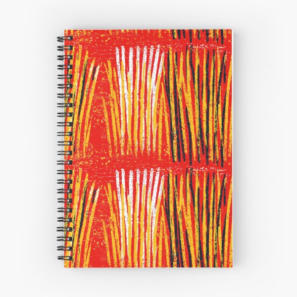 Item preview, Fiery Red and Golden Yellow Brushstroke Art designed and sold by Piotrek0001.