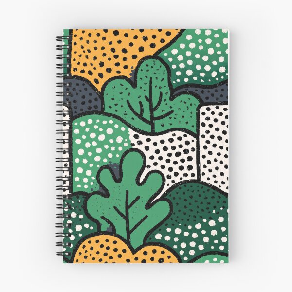 Item preview, Mid Century Modern Green Foliage Dot Pattern designed and sold by Piotrek0001.