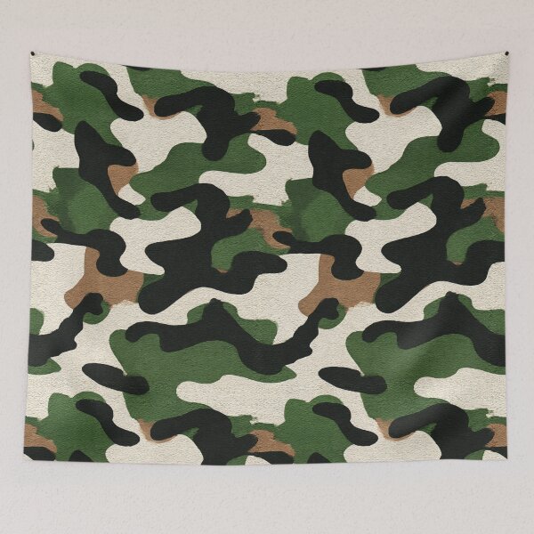 Item preview, Classic Military Green and Tan Camouflage Pattern designed and sold by Piotrek0001.