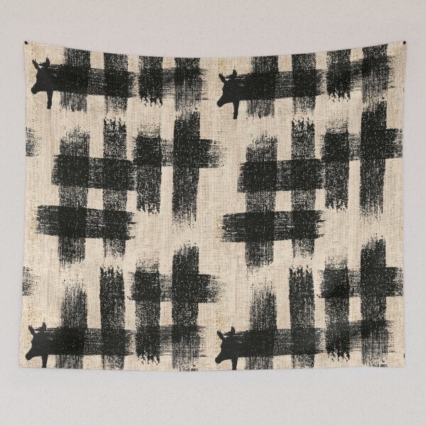 Item preview, Urban Black Crosshatch Brushstroke Pattern designed and sold by Piotrek0001.