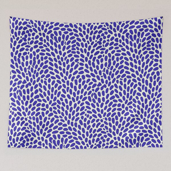 Item preview, Cobalt Blue Fine Stipple Dot Pebble Mosaic designed and sold by Piotrek0001.