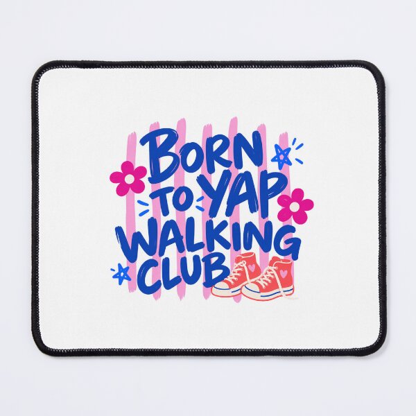 Item preview, Born to Yap Walking Club Bright Sneakers designed and sold by AMICO77.