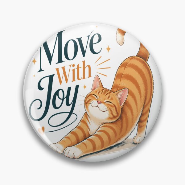 Item preview, Orange Tabby Cat – Move With Joy designed and sold by PurrBloom Studio.