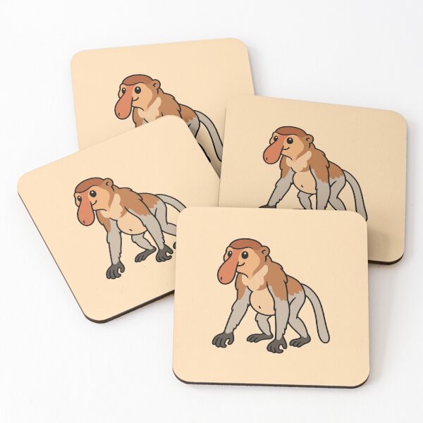 Item preview, Cute Cartoon Proboscis Monkey designed and sold by WildlifeDoodle.