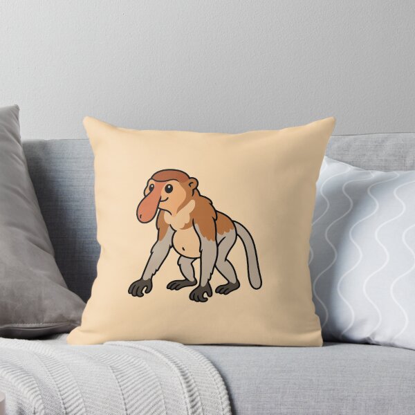 Item preview, Cute Cartoon Proboscis Monkey designed and sold by WildlifeDoodle.