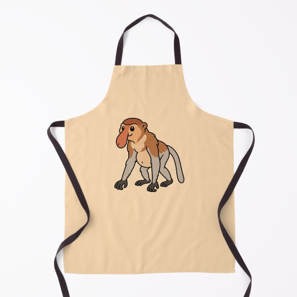 Item preview, Cute Cartoon Proboscis Monkey designed and sold by WildlifeDoodle.