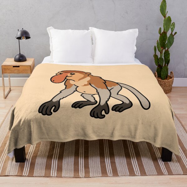 Item preview, Cute Cartoon Proboscis Monkey designed and sold by WildlifeDoodle.