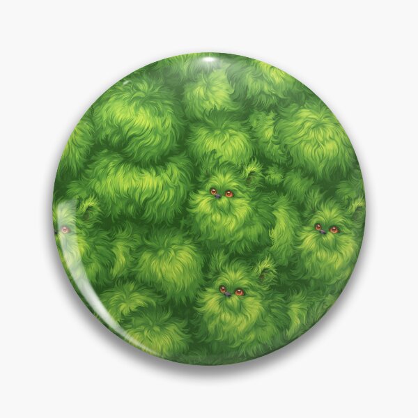 Item preview, Spring Green Mossy Pom Pom Foliage Pattern designed and sold by Piotrek0001.
