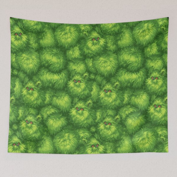 Item preview, Spring Green Mossy Pom Pom Foliage Pattern designed and sold by Piotrek0001.