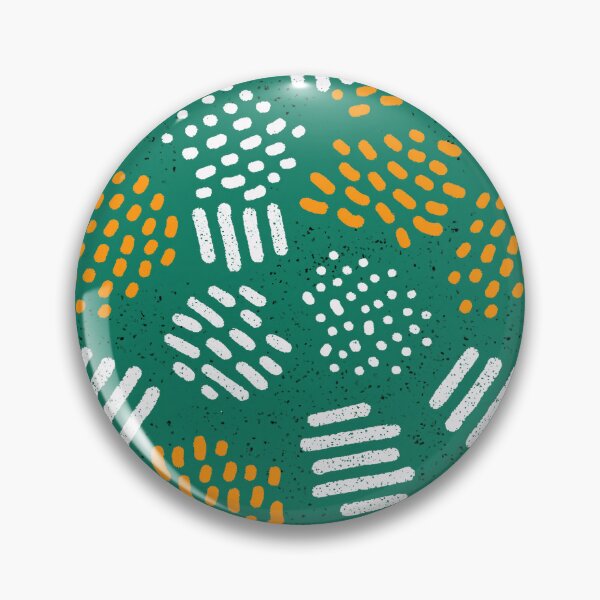 Item preview, Emerald Green Doodled Dashes and Dots Art designed and sold by Piotrek0001.