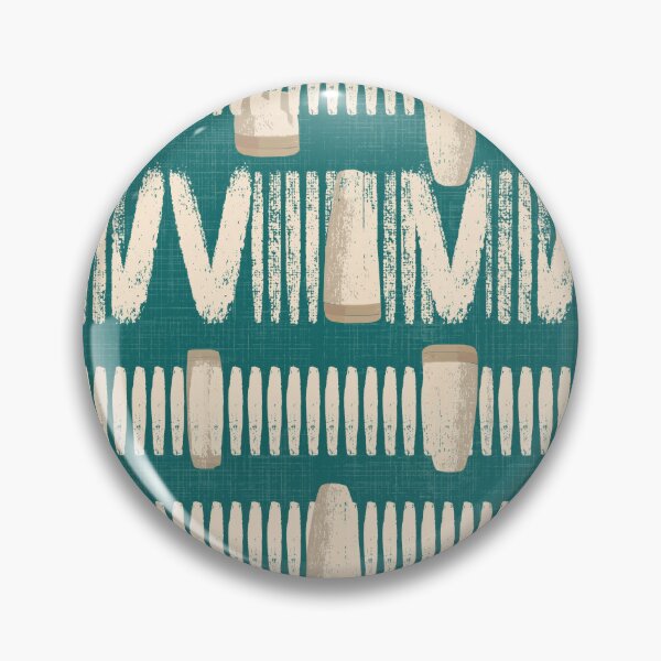 Item preview, Sage Green Tribal Chalk Line Pattern Art designed and sold by Piotrek0001.