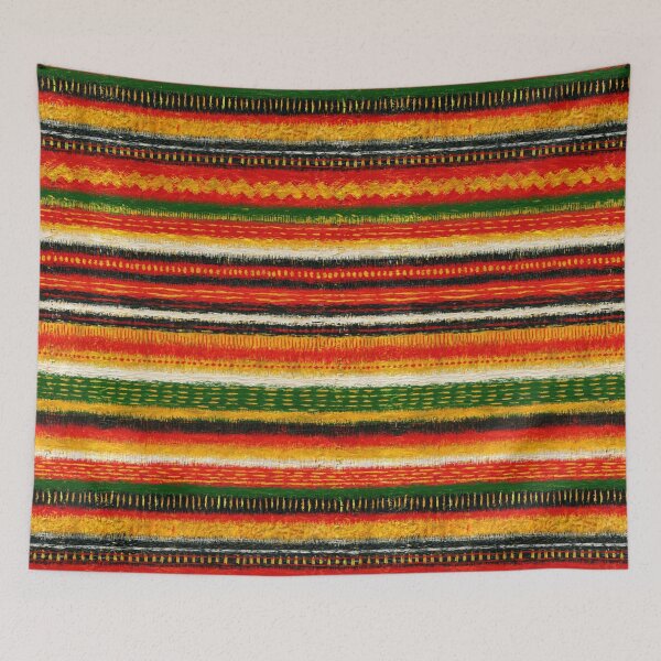 Item preview, Vibrant Mexican Serape Folk Striped Pattern designed and sold by Piotrek0001.