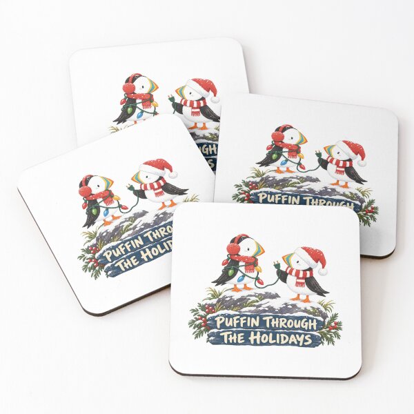 Item preview, Puffin Through the Holidays Christmas Lights designed and sold by AMICO77.