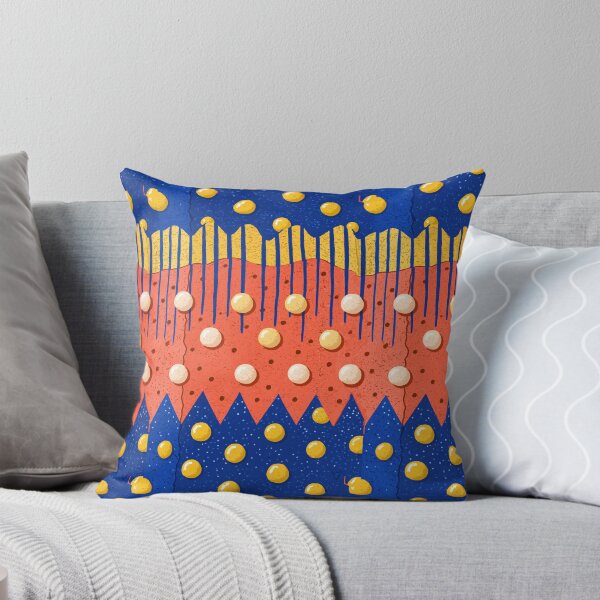 Item preview, Playful Yellow and Pink Dotted Folk Stripe designed and sold by Piotrek0001.