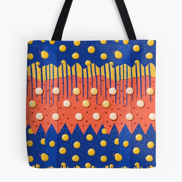 Item preview, Playful Yellow and Pink Dotted Folk Stripe designed and sold by Piotrek0001.